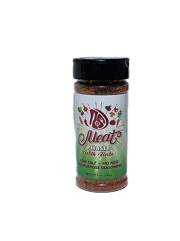 Meat Pleaser w/ Herbs Low Sodium-No MSG-All-Purpose Seasoning
